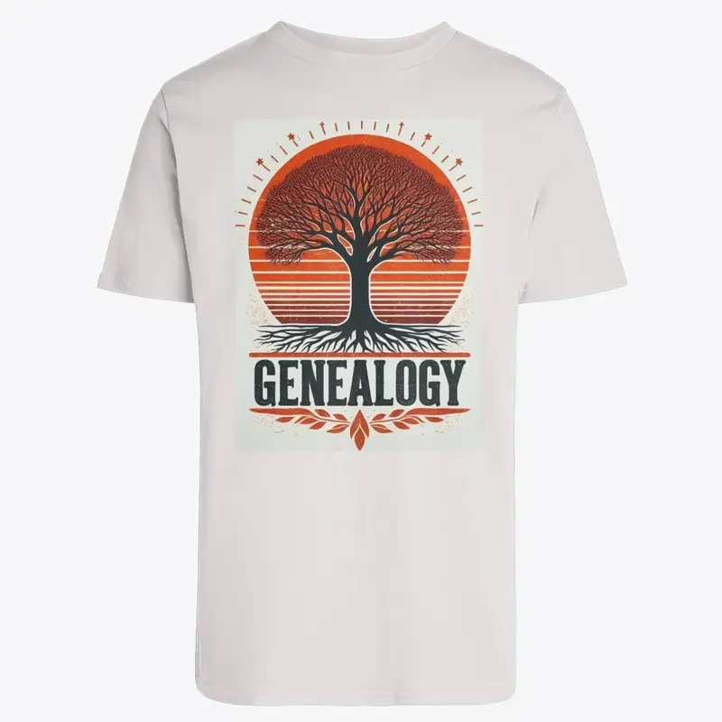 Genealogy Tree with Sunset (T-Shirt)