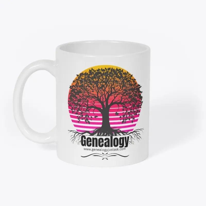 Genealogy Sun Tree with Roots (Mug)